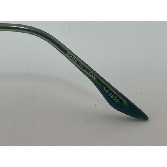 SHISEIDO - SH 1050 Titanium Half-Rim Oval Eyeglass Frames - Picture 4 of 7